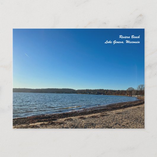Riviera Beach in het Briefkaart van de Wisconsin v (Voorkant)