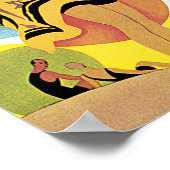 Riviera Beaches ~ Menton Poster (Hoek)