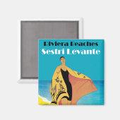 Riviera Beaches ~ Sestri Levante Magneet (Voorkant / Achterkant)