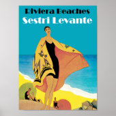 Riviera Beaches ~ Sestri Levante Poster (Voorkant)
