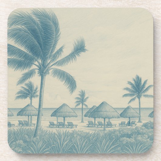 Riviera Coaster Bier Onderzetter (Voorkant)