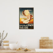 Riviera di Rimini ITALIË Reizen Feestdagen Poster (Keuken)