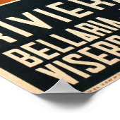 Riviera di Rimini ITALIË Reizen Feestdagen Poster (Hoek)