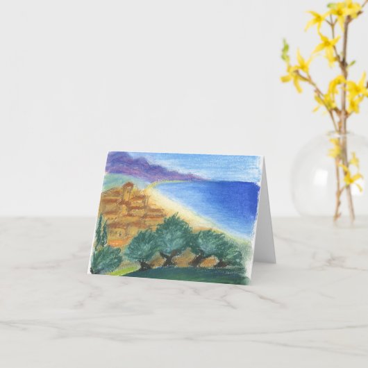 Riviera Dream - Notitiekaart (Gele Bloem)