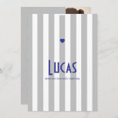 Riviera Gris Bleu Save The Date (Voorkant / Achterkant)