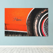 Rivièra in de Rough Canvas Afdruk (Insitu (Houten vloer))