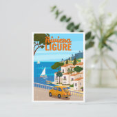  Riviera ligure Europa Italië reizen Briefkaart (Staand voorkant)