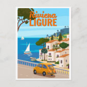  Riviera ligure Europa Italië reizen Briefkaart (Voorkant)