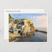  Riviera ligure Europa Italië reizen Briefkaart (Voorkant / Achterkant)