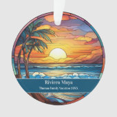 Riviera Maya Beach Vakantie Ornament (voorkant)