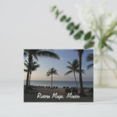 Riviera Maya Cancun Mexico Beach Vacation Briefkaart (Staand voorkant)