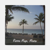 Riviera Maya Cancun Mexico Beach Vacation Magneet (Voorkant)