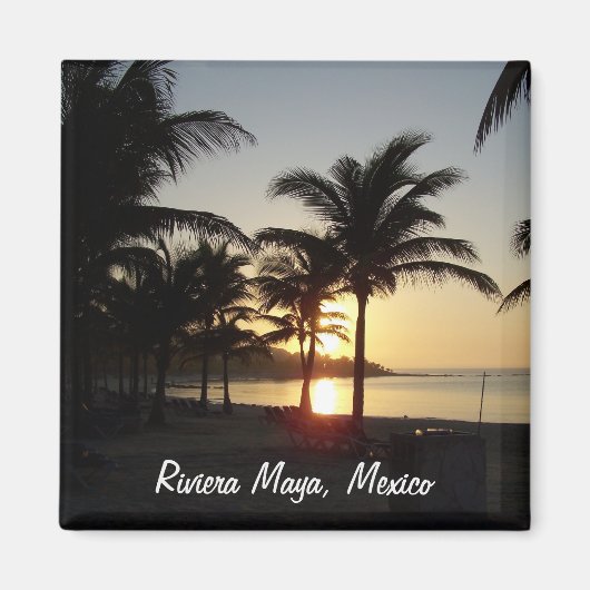 Riviera Maya Cancun Mexico Caraïbisch Zee magneet (Voorkant)