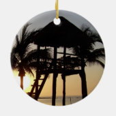 Riviera Maya Cancun Mexico Gel Mousepad Keramisch Ornament (Achterkant)