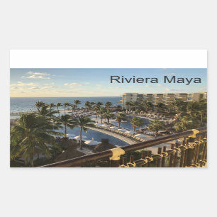 Riviera Maya Cancun Mexico - Rechthoekboten Rechthoekige Sticker