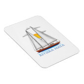 Riviera Maya Coastal Nautical Sailing Sailor Magneet (Rechterzijde)