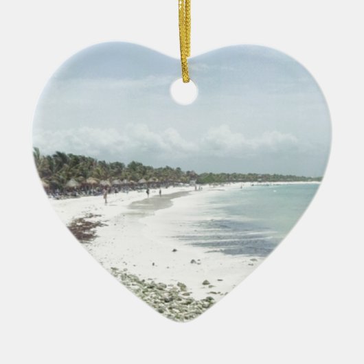 Riviera Maya Keramisch Ornament (Voorkant)