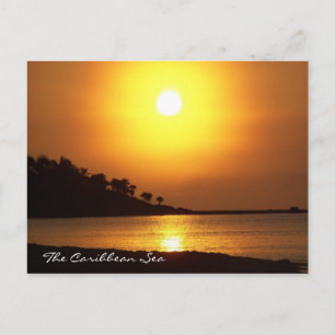 Riviera Maya Mexico Caribbean Zee in Dawn Briefkaart