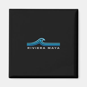 Riviera Maya Mexico Golven Vintage Heren Dames Jon Magneet
