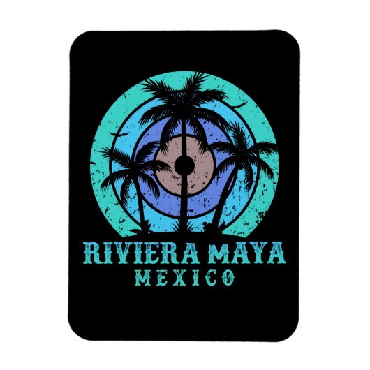 Riviera Maya Mexico Magneet (Verticaal)