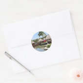 Riviera Maya, Mexico Ronde Sticker (Envelop)