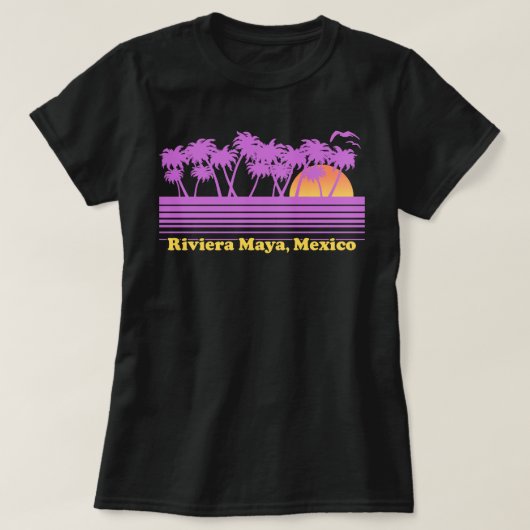Riviera Maya Mexico T-shirt (Design voorkant)