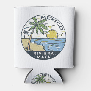 Riviera Maya Mexico Vintage Blikjeskoeler