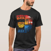 Riviera Maya Senior Trip 2022 Matchig Group Design T-shirt (Voorkant)