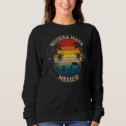 Riviera Maya Souvenir Mexico Reminder Trui (Voorkant)