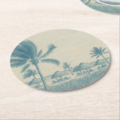 Riviera Paper Coaster Ronde Kartonnen Onderzetter (Gebogen)