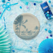 Riviera Paper Plate Papieren Bordje (Feest)