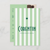 Riviera Vert Save The Date (Voorkant / Achterkant)