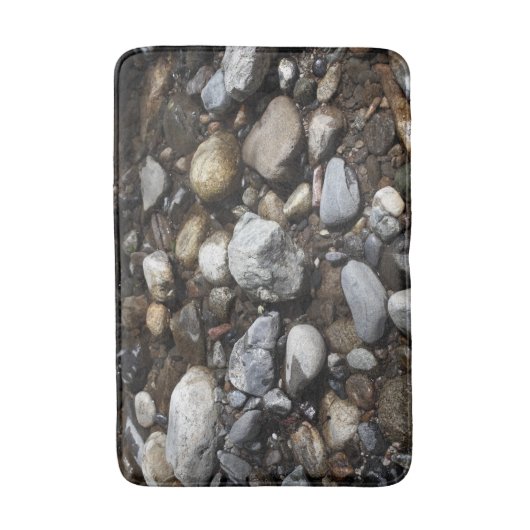 Rivierbedden kobbelstenen en water badmat (Voorkant Verticaal)