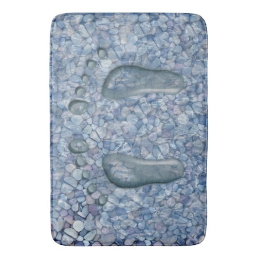 Rivierbedding ontwerp badmat (Voorkant Verticaal)