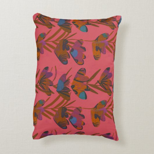 rivierbloemen accent kussen (Achterkant (Verticaal))