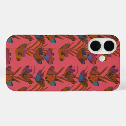 rivierbloemen Case-Mate iPhone case (Achterkant (horizontaal))
