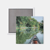 Rivierbomen voor een rijboot magneet (Voorkant / Achterkant)