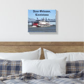 Rivierboot Canvas Afdruk (Insitu (Slaapkamer))