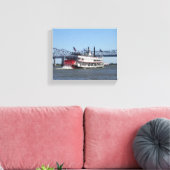 Rivierboot Canvas Afdruk (Insitu (Woonkamer))