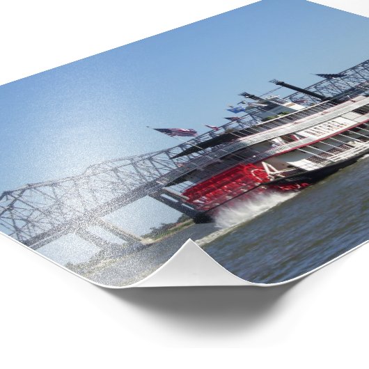 Rivierboot Foto Afdruk (Hoek)