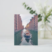 Rivierboot, Hamburg Briefkaart (Staand voorkant)