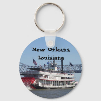 Rivierboot in New Orleans Sleutelhanger