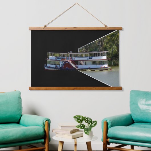  rivierboot, muur het hangen hangend wandkleed (Woonkamer)