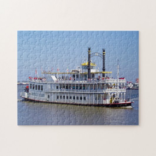 Rivierboot New Orleans Louisiana. Legpuzzel (Horizontaal)