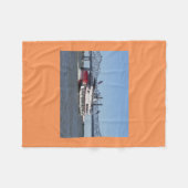 Rivierboot Vliesdeken Fleece Deken (Voorkant (Horizontaal))