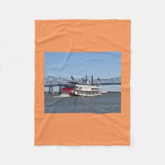 Rivierboot Vliesdeken Fleece Deken (Voorkant)