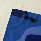 Rivierbries Navyblauw Strandlaken (In situ)