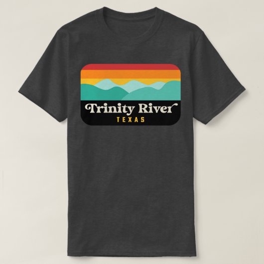 Rivierbuizen in Texas Trinity River Dallas Fort Wo T-shirt (Design voorkant)