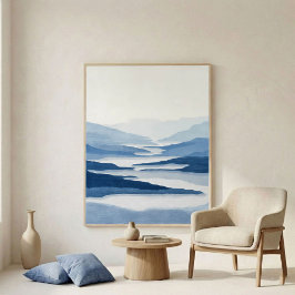 Rivierdal Abstracte Wandkunst Poster