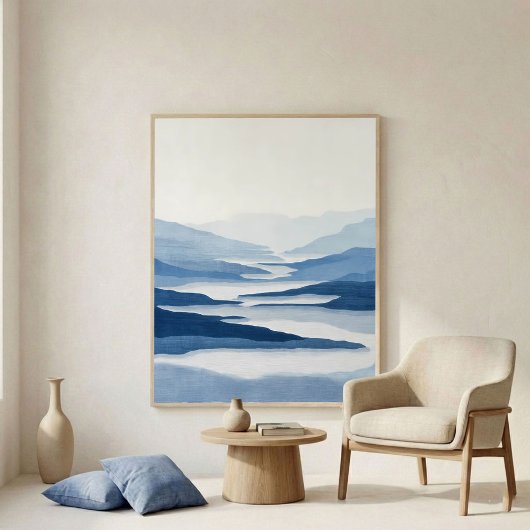 Rivierdal Abstracte Wandkunst Poster